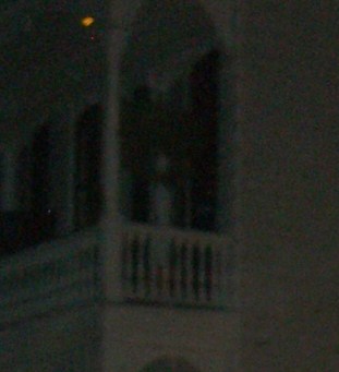 Woman Ghost on French Quarter Balcony - New Orleans