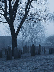 Ghost in Graveyard